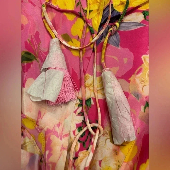 ROCOCO SAND Leona - 1044 Color Pink Women’s Size S Wrap Mini Dress NWT - Picture 11 of 13